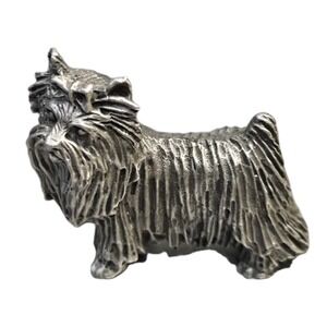 Heritage Pewter Shih Tzu Figurine‎ 1.25" x 1.25" Vintage